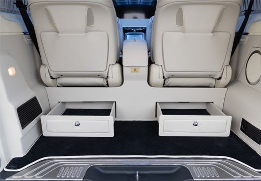 2 extra rear drawers 