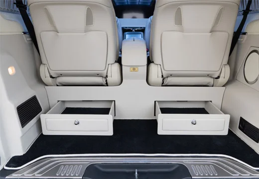 2 extra rear drawers 