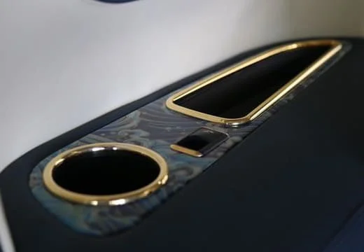 Gold plated cup holders