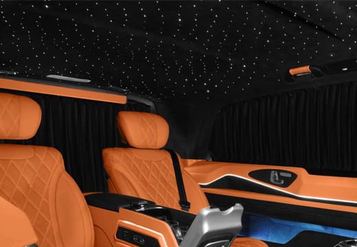 Rolls-Royce Start light with shooting stars